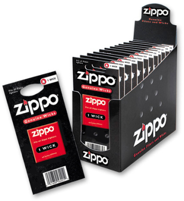Фитиль для зажигалок Zippo Wicks в блистере