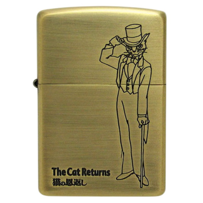 Зажигалка коллекционная Zippo NZ-12 Возвращение кота, серия Ghibli