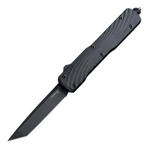 Автоматический нож Hogue Counterstrike OTF Tanto, сталь CPM 20CV, рукоять G10/алюминий, черный