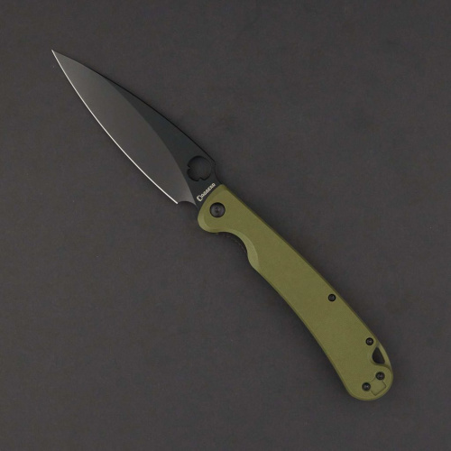Cкладной нож Daggerr Sting XL, olive DLC, сталь D2, рукоять G10