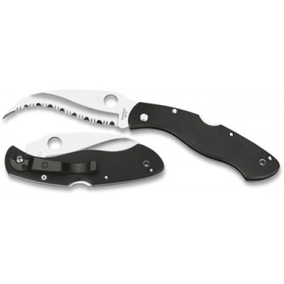 Складной нож серрейтор Spyderco Civilian, сталь VG-10, рукоять G10