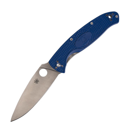 Складной нож Spyderco Resilience LTW сталь S35VN, рукоять FRN, синий