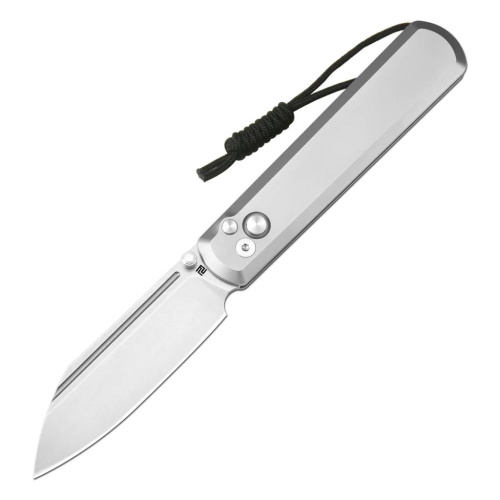 Складной нож Artisan Cutlery Holm, сталь S90V, рукоять титан, серый