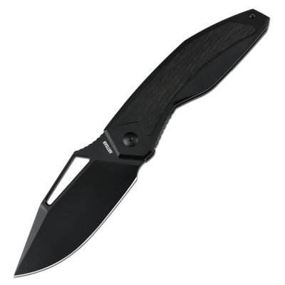 Складной нож Artisan Cutlery Fragarach, сталь S90V, рукоять титан/карбон, черный