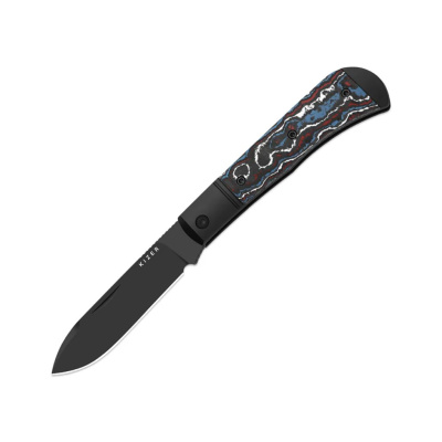 Складной нож Kizer Trestle D, сталь S90V, рукоять алюминий/карбон
