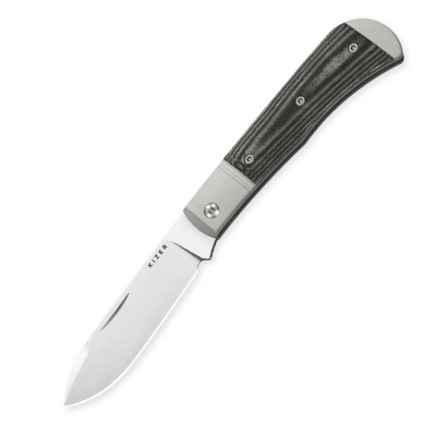 Складной нож Kizer Trestle D, сталь Nitro-V, рукоять алюминий/микарта, серый