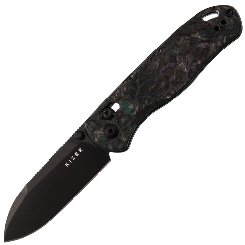 Складной нож Kizer Drop Bear, сталь CPM-S35VN, рукоять карбон