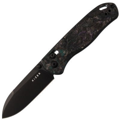 Складной нож Kizer Drop Bear, сталь CPM-S35VN, рукоять карбон