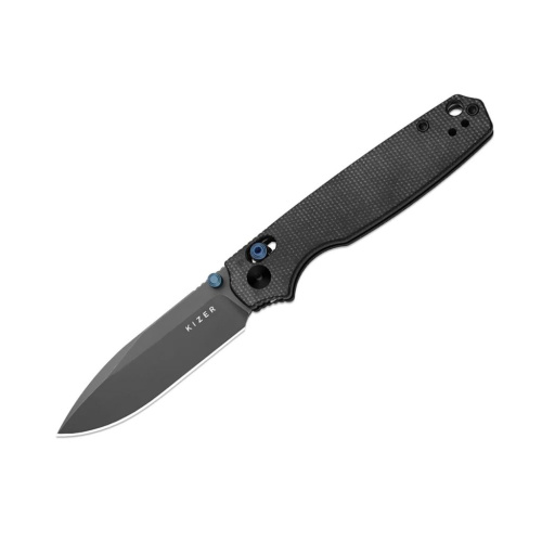 Складной нож Kizer Pokiman CD, сталь AEB-L, рукоять микарта, черный