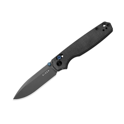Складной нож Kizer Pokiman CD, сталь AEB-L, рукоять микарта, черный