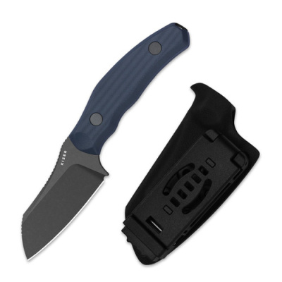 Туристический нож Kizer Bulldog, сталь 14C28N, рукоять G10, серый
