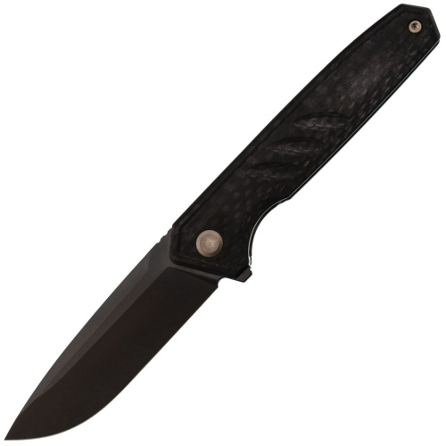 Складной нож TUOTOWN Hrebet-B, сталь T10S, рукоять G10/Carbon Fiber
