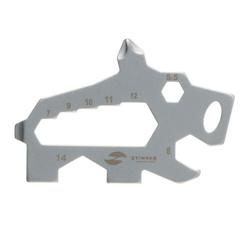 Мультитул Stinger Кабан 61 x 35 мм, 5 функций, нержавеющая сталь