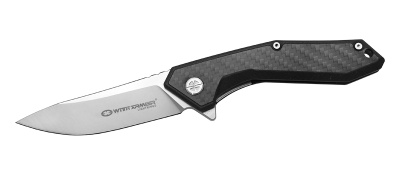 Складной нож With Armour Gent сталь D2, рукоять Carbon Fiber