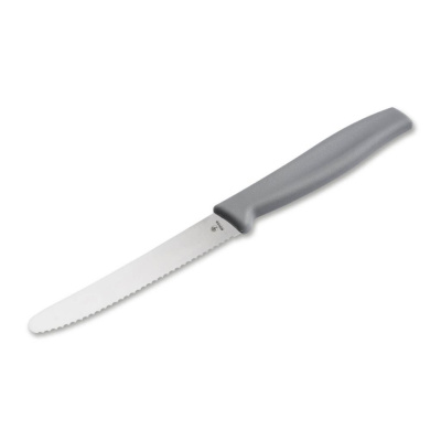 Нож кухонный Boker Sandwich Knife Grey, нержавеющая сталь, рукоять ABS-пластик, серый