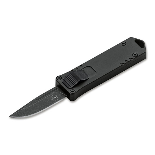 Автоматический нож Boker USB OTF 2.0, сталь D2, рукоять алюминий, черный