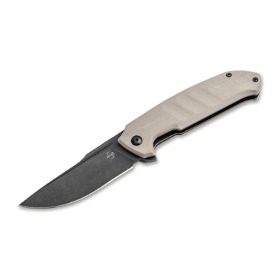 Складной нож Boker Barchan, сталь 440B, рукоять G10, бежевый