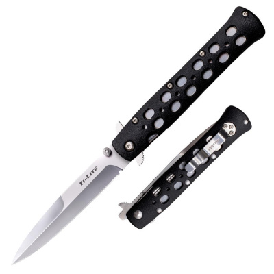 Нож складной Cold Steel Ti-Lite 4", сталь AUS-8A, рукоять zytel, черный
