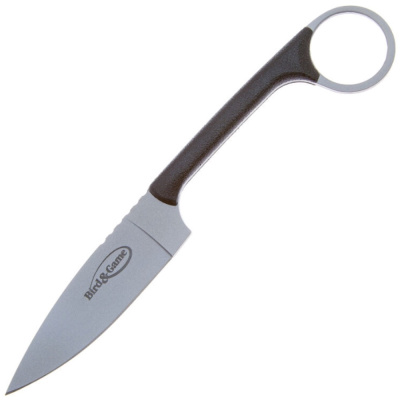 Нож с фиксированным клинком Cold Steel Bird & Game, сталь AUS-8A, рукоять кратон, черный
