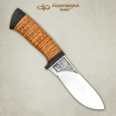 Нож разделочный "Гепард", рукоять береста, АиР