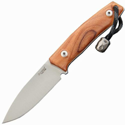 Нож Lionsteel M1 ST для охоты, сталь M390, рукоять дерево Santos