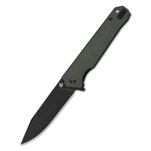 Складной нож QSP Mamba V2 Black, сталь D2, рукоять микарта