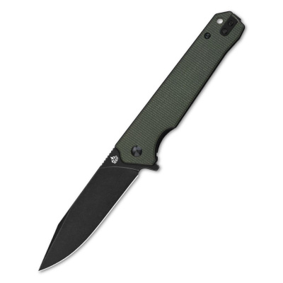 Складной нож QSP Mamba V2 Black, сталь D2, рукоять микарта