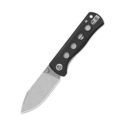 Раскладной нож QSP Canary Folder, сталь Sandvik 14C28N, рукоять черный G10