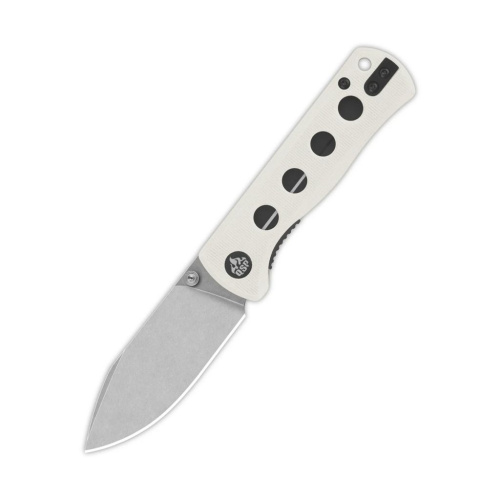 Складной нож QSP Canary Folder, сталь Sandvik 14C28N, рукоять G10, белый