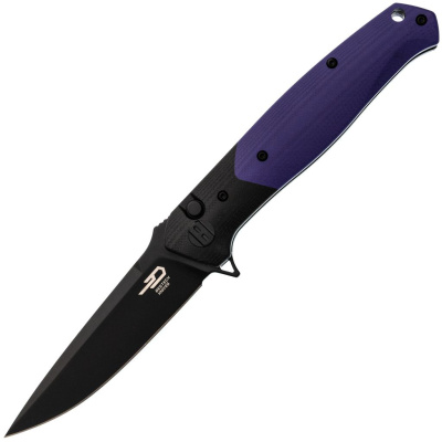 Складной нож Bestech Knives Swordfish, сталь 14C28N, рукоять G10, черный/фиолетовый