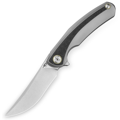 Складной нож Bestech Knives Sambac, сталь Magnacut, рукоять карбон/титан