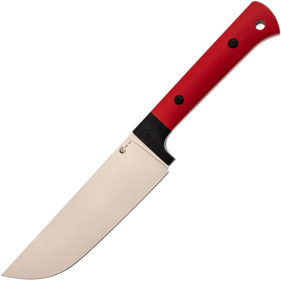 Нож Узбекский, сталь VG-10, рукоять красный G10