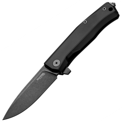 Складной нож Lionsteel MYTO L/MT01A BB, сталь М390, рукоять алюминий, черный клинок