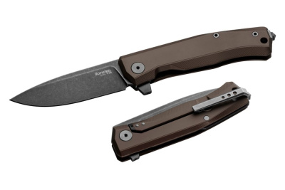Складной нож Lionsteel MYTO Black, сталь М390, рукоять алюминий