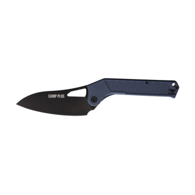 Складной нож Ontario Camp Plus EDC Linerlock, сталь 420, рукоять термопластик GRN, серый
