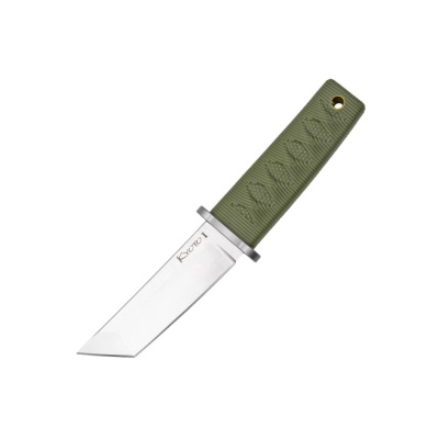 Нож с фиксированным клинком Cold Steel Kyoto I Tanto, сталь 8Cr13MoV, рукоять кратон, оливковый