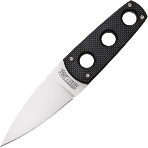 Нож с фиксированным клинком Cold Steel Secret Edge, сталь AUS-8A, рукоять G10, черный