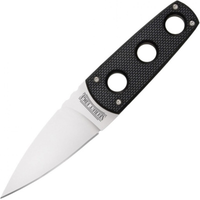 Нож с фиксированным клинком Cold Steel Secret Edge, сталь AUS-8A, рукоять G10, черный