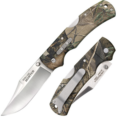 Нож складной Cold Steel Double Safe Hunter, сталь 8Cr13MoV, рукоять термопластик GFN, камуфляж