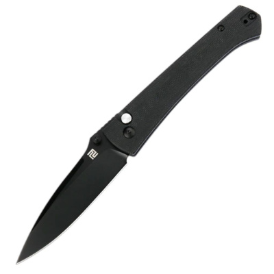 Складной нож Artisan Cutlery Andromeda, сталь S35VN, рукоять микарта, черный