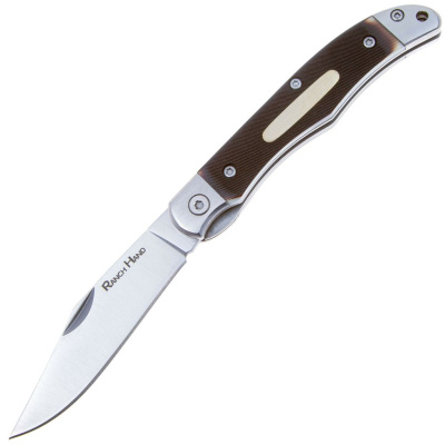 Нож складной Cold Steel Ranch Hand, сталь SK-5, рукоять synthetic horn, черный