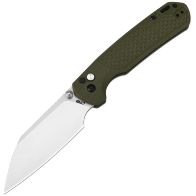 Складной нож CJRB Large Pyrite-Light, сталь AR-RPM9, рукоять G10, зеленый