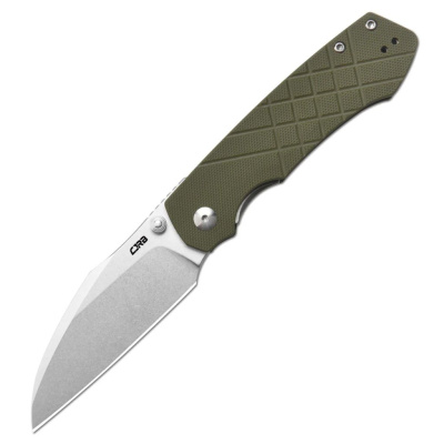 Складной нож CJRB Kestrel, сталь AR-RPM9, рукоять G10, зеленый