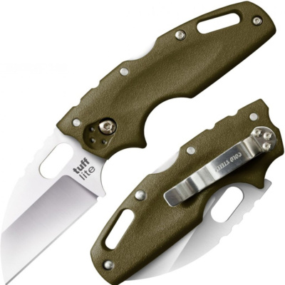 Нож складной Cold Steel Tuff Lite, сталь AUS-8A, рукоять grivory, зеленый