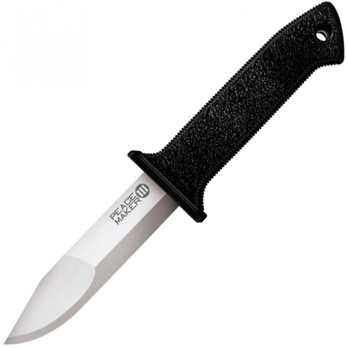Нож с фиксированным клинком Cold Steel Peace Maker III, сталь 4116, рукоять Kray-Ex, черный