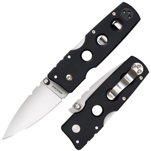 Нож складной Cold Steel Hold Out, сталь S35VN, рукоять G10, черный
