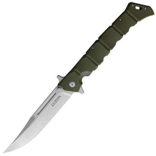 Складной нож Cold Steel Luzon Large, сталь 8Cr13MoV, рукоять GFN, зеленый