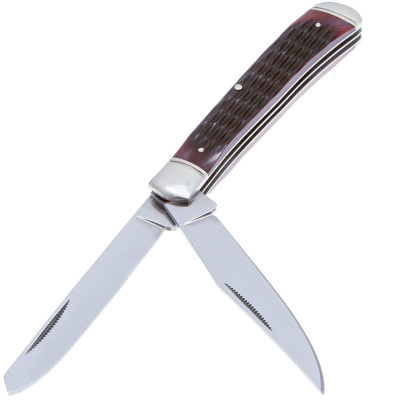 Нож складной Cold Steel Trapper, сталь 8Cr13MoV, рукоять кость, коричневый