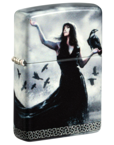 Зажигалка ZIPPO Mazzi® с покрытием 540 Matte, латунь/сталь, белая, 38x13x57 мм