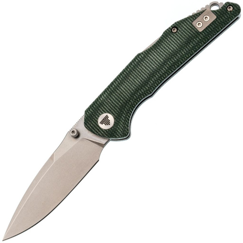 Складной нож Trivisa Arae-04G, сталь 14C28N, рукоять микарта